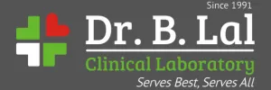 Dr. B. Lal Clinical Laboratory logo shown under Our Clients heading