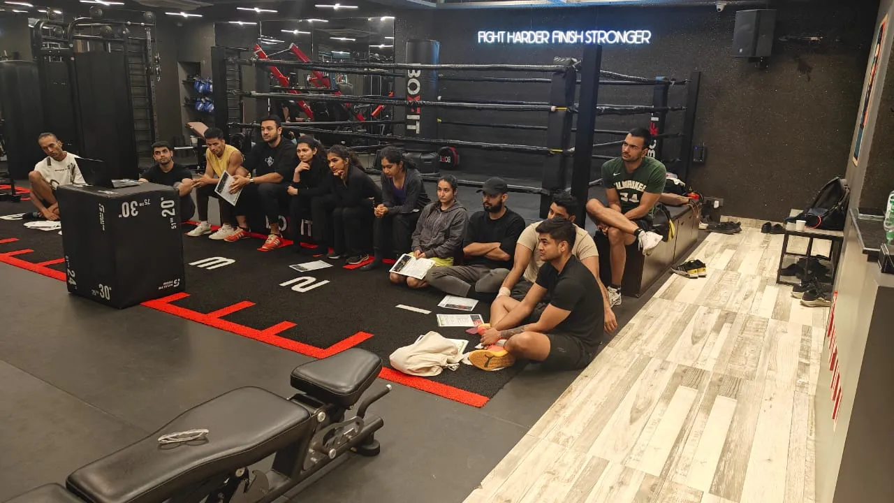 Boxfit Gym trainers attending a training session