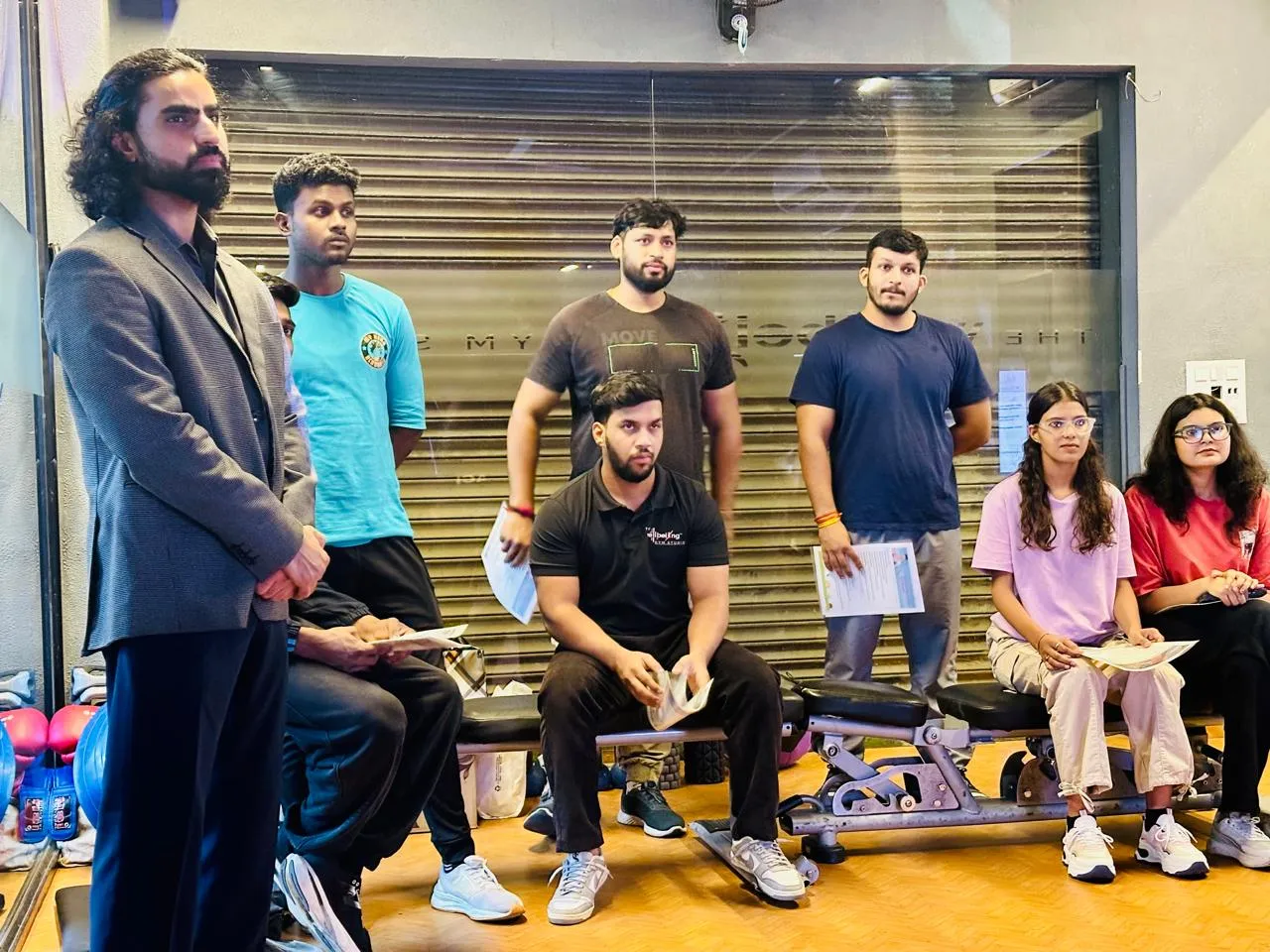 All trainers attending ImuPro test training session